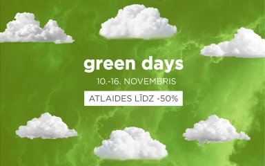 GREEN DAYS IZPĀRDOŠANA!