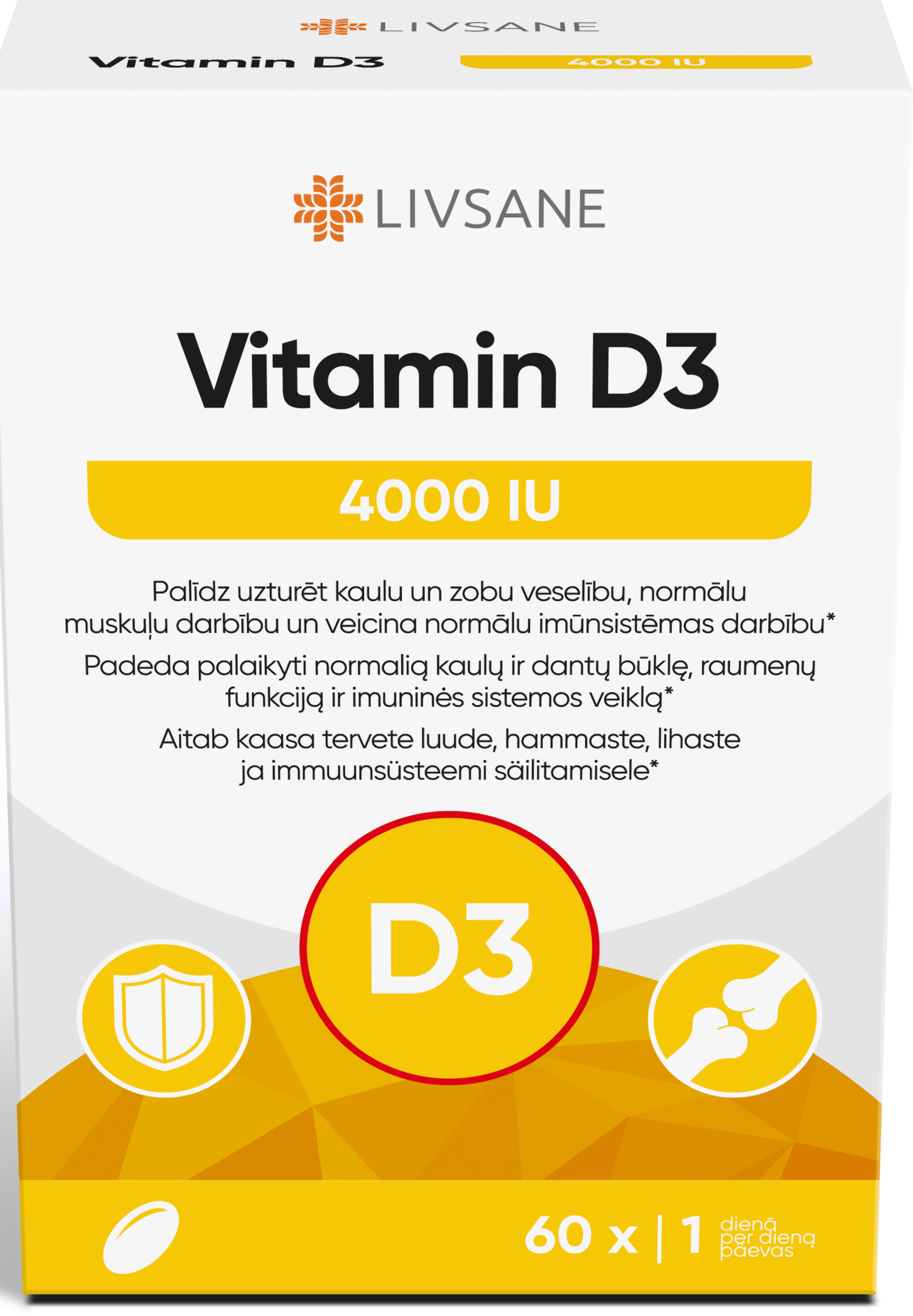 LIVSANE D3 vitamīns