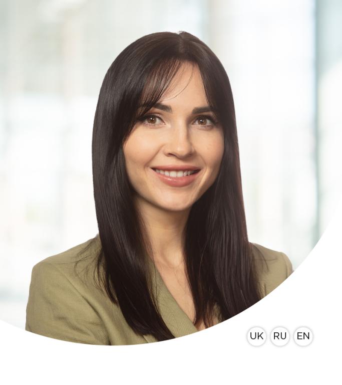 Daria Morozova, ārvalstu pacientu atbalsta personāla pārstāve