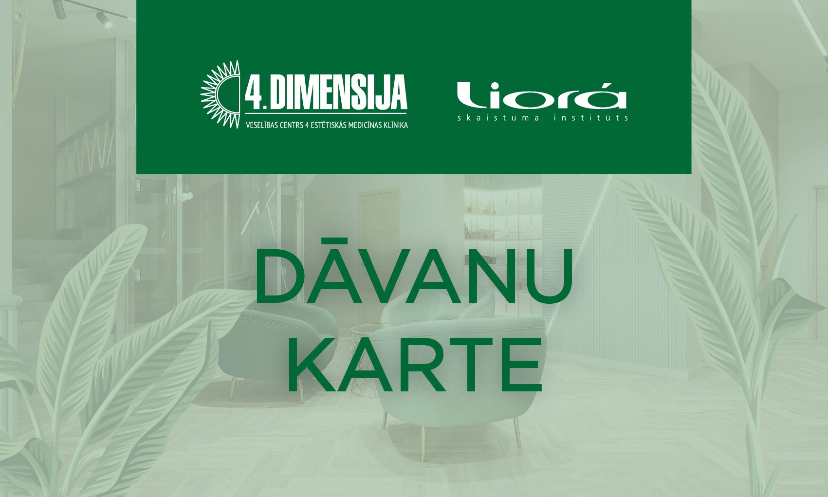 "4. Dimensija/Liora" dāvanu karte